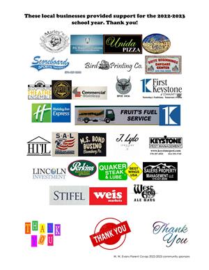 Thank you Sponsors
